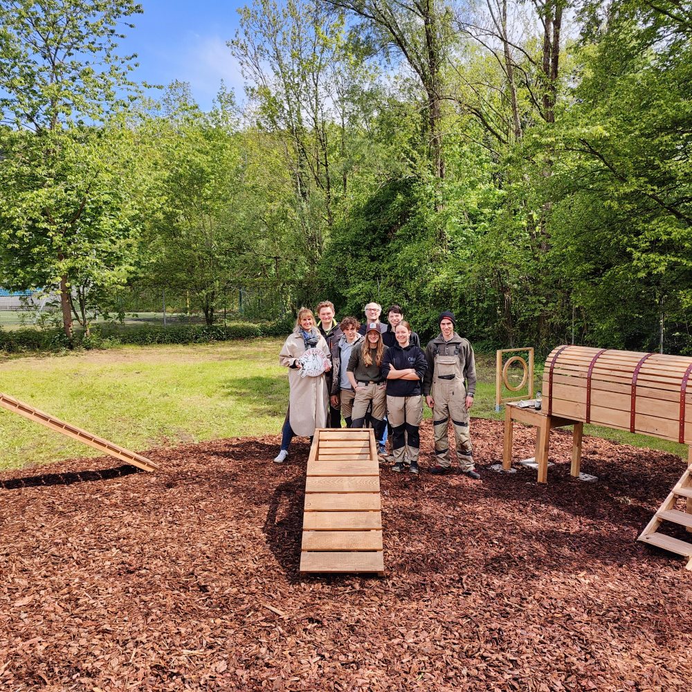 Hundepark Projekt mit der HTL Hallein 