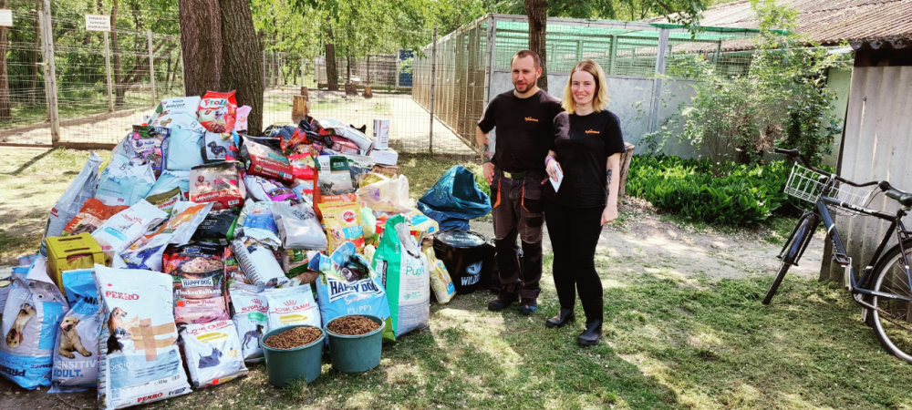 800kg Futterspende an unser ungarisches Tierheim Szeget