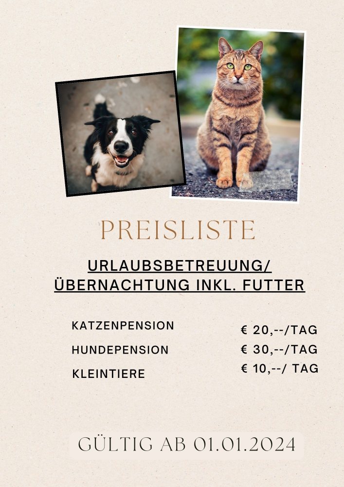 Preise ab 01.01.2024