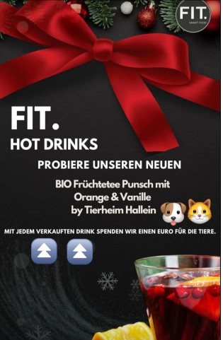 Bio Früchtepunsch Zugunsten der Tiere vom Tierheim Hallein 