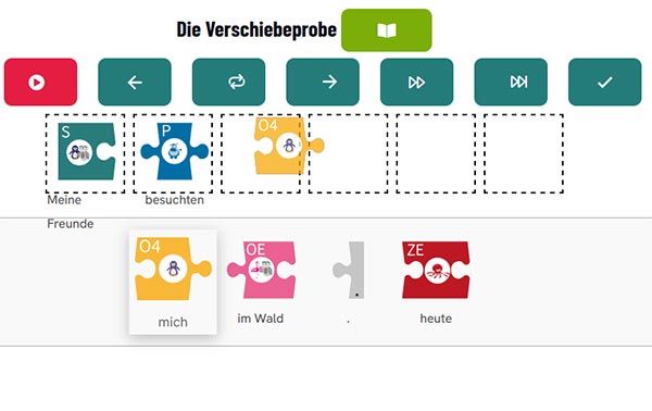 Verschiebeprobe